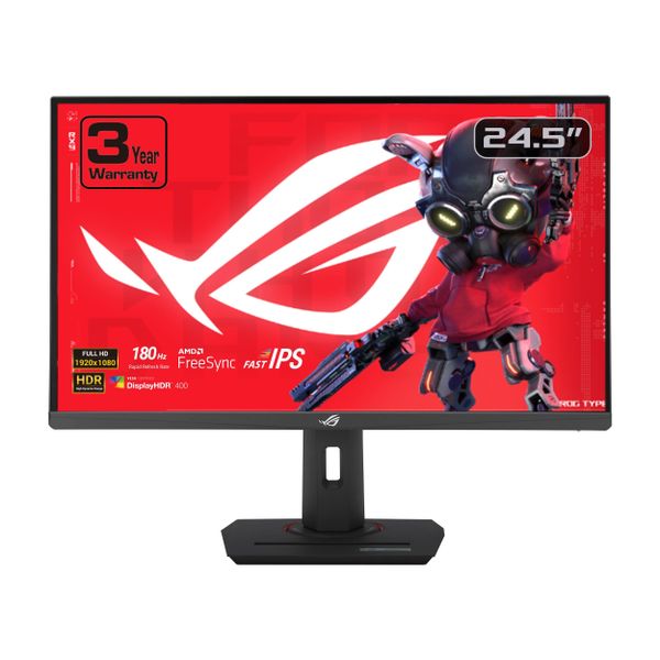 ASUS ROG Strix XG259CS USB Type-C Gaming Monitor – 24.5 inch 1920x1080, 180Hz (Above 144Hz), 1ms (GTG), Fast IPS, ELMB Sync, USB Type-C, G-Sync compatible, tripod socket , DisplayWidget Center