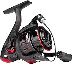 Abu Garcia Cardinal X Allround Spinning Reel, Fishing Free Spool Freshwater Reel for Predator Lure Fishing - Trout, Perch, Pike, Salmon, Robust and lightweight, Black and Red Aluminium Multiple Sizes