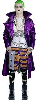 Funidelia | Joker Costume - Suicide Squad for man Superheroes, DC Comics, Villains - Costume for adults, accessory fancy dress & props for Halloween, carnival & parties - Purple
