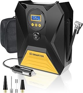 Cordless Tyre Inflator, 6000mAh 150PSI Portable Handheld Car Tyre Inflator With Overinflation Protection, 20L/min Fast Inflation Air Pumps for Tyres, Bicycle, Car Accessories for Men, Women