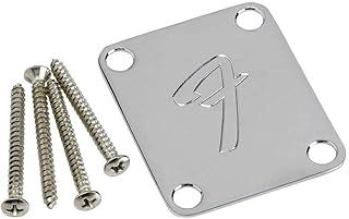 Fender 4-Bolt Vintage-Style Neck Plate "F" (Chrome)