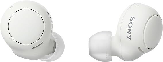 Sony WF-C500 True Wireless Headphones - Up to 20 hours battery life with charging case - Voice Assistant compatible - Built-in mic for phone calls - Reliable Bluetooth® connection - White