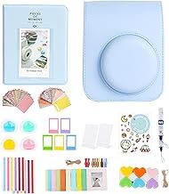 12 in 1 Accessories Kit for Fujifilm Instax Mini 12 Camera With Camera Case+Photo Album & Frames+DIY Sticker+Wall Hanging Frame+Colored Filter+L Tabletop Frame (Pastel Blue)