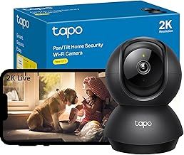 Tapo C211 2K 3MP Pan/Tilt Indoor Camera House Security Camera, WiFi Camera, No Monthly Fee, AI Detection, Dog Camera, Baby Camera Monitor, CCTV, 360° View, Night Vision, Works with Alexa & Google