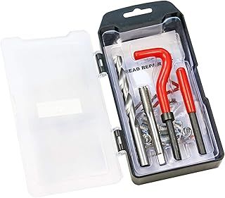 BestsQ Thread Repair Kit, M10 x 1.5mm Metric Thread Repair Insert Kit Compatible Hand Tool Set for Auto Repairing (M10-1.5)