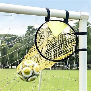 Football Goal, Net, Soccer Top Bins Target Goal Target, Field Nets Training For Quarterbacks Practice, Finishing Drill 45x60cm Yellow