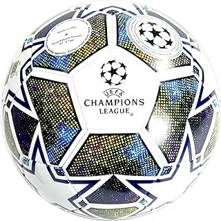 Hy-Pro UEFA Champions League Football, Size 5, Officially Licensed, Training, Match, Merchandise, Collectible For Kids and Adults, Great Football Gift Idea, White/Blue/Green