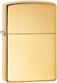 Zippo 204B New Windproof Lighter - Brushed Brass,1 x 3,5 x 5,5 cm