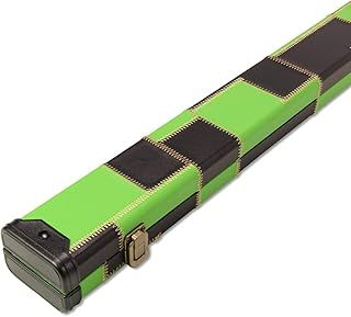 BAIZE MASTER 1 Piece PATCH Deluxe Plastic Ends Snooker Pool Cue Case - Holds 2 One Piece Cues