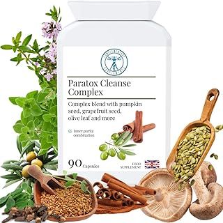 Paratox Cleanse Complex – Concentrated Gut Health & Wellness Formula – Pumpkin & Grapefruit Seed, Garlic Extract, Oregano – 90 Capsules