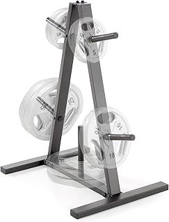 Marcy Standard Weight Plate Tree for 1-Inch Plates for Home Gym, 300 lb. Max. Capacity PT-5733