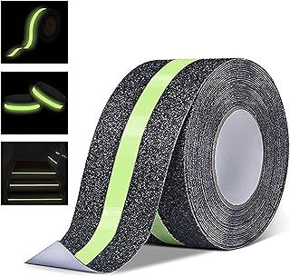 KAHEIGN 5m x 5cm Anti-Slip Grip Tape, Glowing in Dark Non Slip Adhesive Stair Treads High Traction Safety Grit Tape for Stairs Steps Decking Indoor Outdoor