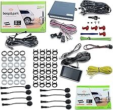 VALEO 632202 - Parking Assistance System - Beep&Park Kit: 8 Sensors + 1 LCD display - Front and Rear Installation