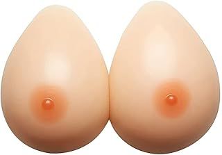 ELMIKA Self-adhesive Silicone Breast Forms Fake Boobs for Crossdresser Transgender Mastectomy Prosthesis