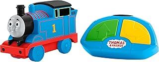 Thomas & Friends Fisher-Price My First Thomas & Friends R/C Thomas, battery-powered remote-controlled train engine with character phrases for toddlers, GPV86