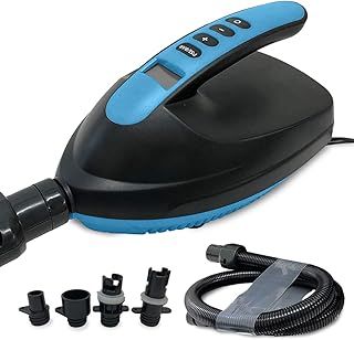 HIKS 12 Volt Electric Paddle Board Sup Pumps with 4 Adaptors