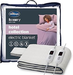 Silentnight Hotel Collection Electric Blanket - Luxury Cosy Comfort Covered in a Super Soft Fleece Fabric - Full Mattress Coverage with Easy Fit Straps - 3 Heat Settings, King