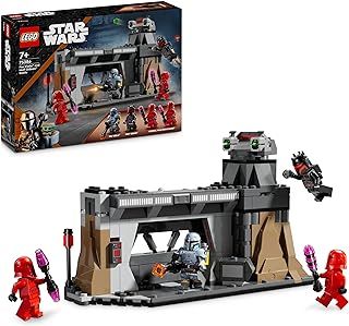 LEGO Star Wars: The Mandalorian Paz Vizsla and Moff Gideon Battle, Collectible Building Toy for Kids, with 4 Character Minifigures, Creative Gift Idea for 7 Plus Year Old Boys and Girls 75386