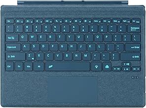 Type Cover for Microsoft Surface Pro 7+ Pro 7 Pro 6 Pro 5 Pro 4 Pro 3 Generation Portable Slim Wireless Keyboard with Touchpad Tablet Keyboard (Sapphire, Backlit)