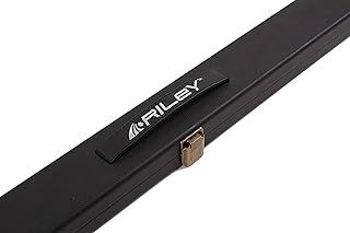 Riley Unisex's M3426-R Hard Case for 3/4 Cut Cue with Extensions, Black, 3 piece cue
