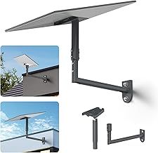 XLTTYWL Starlink Gen 3 Mount, 360° Adjustable V3 Wall Mount, Gen3 Pole Mounting Kit with Pipe Adapter for Gen3/Mini Starlink Internet Kit Satellite