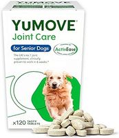 YuMOVE Senior Dog Joint Supplement, Higher Strength for Joint Care, Essential Hip & Joint Aid for Older Dogs with Glucosamine, Chondroitin, Green Lipped Mussel, Aged 8+, 120 Tablets