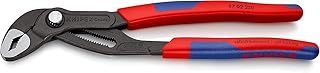 KNIPEX Cobra Water Pump Pliers, 250 mm, Nuts to 46 mm, Pipes to 52 mm, Self-Locking, Fine Adjustment by Button Push, Pipe Wrench, 87 02 250