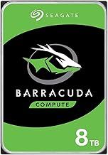Seagate BarraCuda, 8 TB, Internal Hard Drive, SATA 6 Gbit/s, 3.5", 5400 RPM, 256 MB Cache for Desktop PC (ST8000DM004)