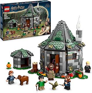 LEGO Harry Potter Hagrid’s Hut: An Unexpected Visit, Toy House for 8 Plus Year Old Kids, Boys & Girls, Includes Dragon and Dog Figures plus 5 Character Minifigures Incl Hermione & Ron, Gift Idea 76428
