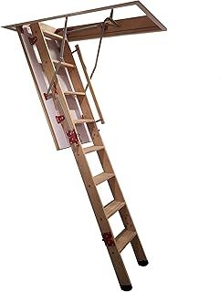 BPS Grand Wooden Loft Ladder - 1280mm x 700mm Floor to Ceiling Heights up to 2.8m - Loft Ladders