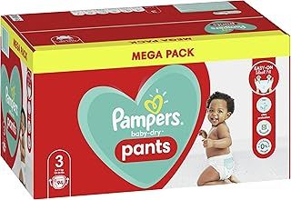 Pampers - Baby-Dry Diaper Pants Size 3, for Babies 6-11 kg - 94 Pieces
