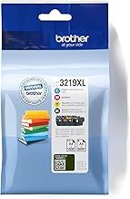 Brother LC-3219XLBK/LC-3219XLC/LC-3219XLM/LC-3219XLY Inkjet Cartridges, Black/Cyan/Magenta/Yellow, Multi-Pack, Super High Yield, Includes 4 x Inkjet Cartridges, Brother Genuine Supplies