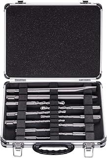 Bosch Professional 11-Piece SDS Plus Mixed Hammer Drill Bit and Chisel Set (for Concrete and Masonry; Accessories for Rotary Hammers)