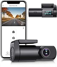 Dash Cam Front, 1080P Mini WiFi DashCam for Cars, Car Camera Dash with 0.96" mini screen Parking Monitor, Super Night Vision, 170° Wide Angle, App Control, G-Sensor, Easy Installation…