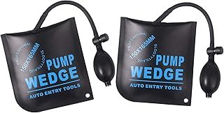 AUTOUTLET 2 Pcs Air Wedge Pump Wedge Polyurethane Rubber Inflatable Pump Bag Alignment for Home Use Door Window Installation and Auto Car Repair Load Up to 150 kg Matt Finish