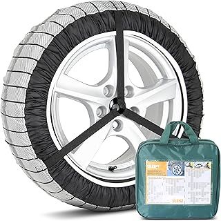 Silknet Snow Socks - Size 90 - Awarded 'Which Best Buy' - Universal To Fit 255/40 R20, 265/40 R21, 285/30 R21 and More…