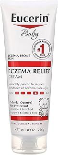 Eucerin Baby Eczema Relief Body Cream - Steroid & Fragrance Free for 3+ Months of Age - 5 Oz. Tube