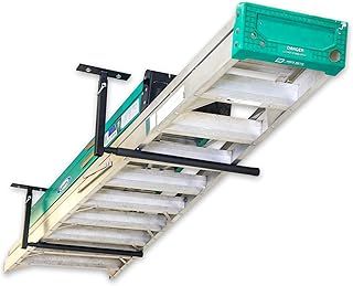 StoreYourBoard Adjustable Ceiling Rack, Garage Storage Mount, Folding & Extension Ladders, Overhead Hanger