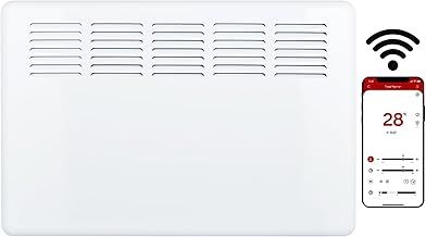 MYLEK Panel Space Heater 1.5KW Eco Smart WiFi App Radiator Electric Low Energy, 1KW, 1.5KW, 2KW Available - Wall Mounted or Floor Standing, Bathroom IP24 Rated for Homes, Offices (1500w)