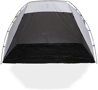 Large Spray Paint Tent - Indoor & Outdoor Paint Booth Shelter with Built-in Floor & Mesh Screen for DIY Spray Painting and Lacquer Projects - Includes 4 Painter’s Pyramids and 1 Storage Bag