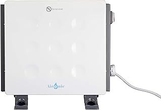 Aironic® 400w Compact Slimline Convection Panel Heater Radiator IPX4 Rated Thermostat Dial Cloakroom, Caravan, Bathroom, Bedroom Portable Freestanding/Wall Mounting Includes Brackets 10cm D X 31cm W
