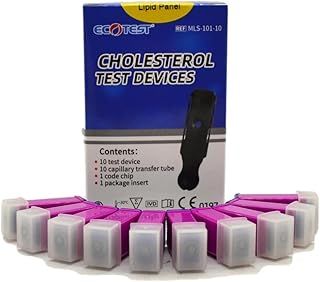10 Ecotest Cholesterol Strips by ValueMed