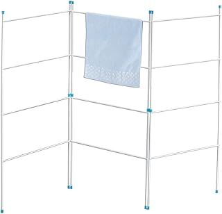 Home Vida Indoor and Outdoor Folding Clothes Airer, Plastic, White
