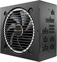 be quiet! Pure Power 12 M 850W power supply, 80 PLUS Gold efficiency, ATX 3.1 PSU with full support for PCIe 5.1 GPUs, exceptionally silent 120mm be quiet! fan, 2 strong 12V-rails, modular cables
