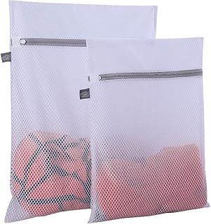Kimmama Washing Machine Wash Bags,Honeycomb Mesh Laundry Bag,Small Lingerie Bags for Washing Delicates,Bra,Underwear,Socks,Tie,Scarf,Gloves,Mask,Pack of 2