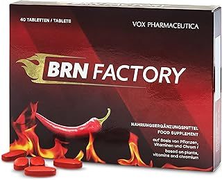 BRN Factory - 40 Red Tablets, Designed to Accelerate Your Desired Results. Formulation - Featuring Natural Active Ingredients. Conveniently Packaged for a 20-Day Supply. (Vegan Tablets flv. Tb.)