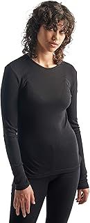Icebreaker Merino Clothing, Shoes & Jewelry 175 Everyday Cold Weather Base Layer Thermal Long Sleeve Crewneck T-Shirt T-Shirt