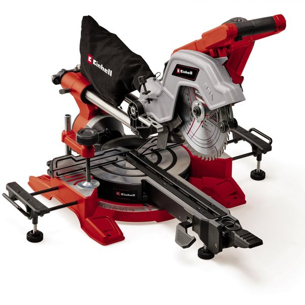 Einhell Dual Bevel Sliding Mitre Saw 1800W, 216mm, +/-45° Mitre