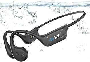 Guudsoud Bone Conduction Swimming Headphones - Bluetooth 5.3 IP68 Waterproof With 32GB MP3 Storage, Open Ear Wireless Sport Earphones for Running, Cycling