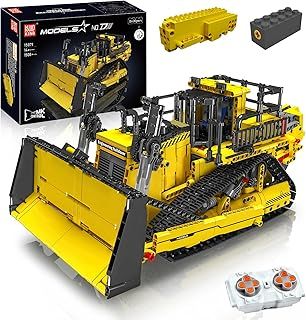 Mould King Engineering Bulldozer Building Blocks, APP Remote Control Truck with Motors Kits Toys Gifts for 8+ years (1508 pieces)